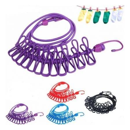 185cm hangers drying multifunctional 2pcs cloth rack clips portable