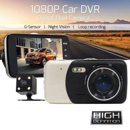 4" Full HD 1080P Car Video Camera DVR Dash Cam Dashboard Recorder G-sensor