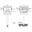 MAXKON XL Size Ultrasonic Bird & Animal Pest Repeller with Loudspeaker Alarm & Large Solar Power Plate