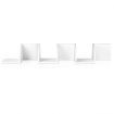 Artiss Wall Shelf Corner Floating 5-Tier White