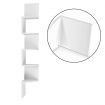 Artiss Wall Shelf Corner Floating 5-Tier White