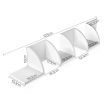 Artiss Wall Shelf Corner Floating 5-Tier White