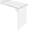 Artiss Computer Desk Bookshelf Wall Mount White