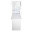 Artiss Computer Desk Bookshelf Wall Mount White