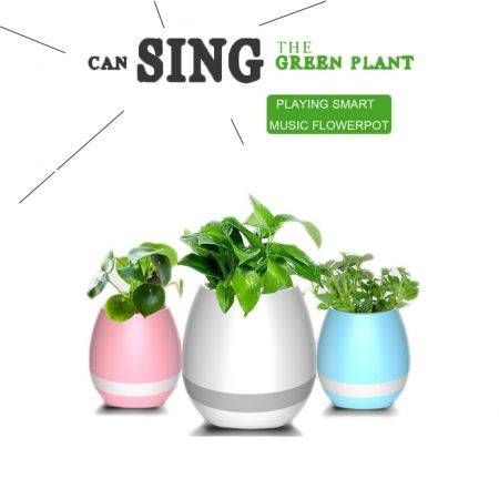 Smart Music Light Plant Interaction Flowerport Bluetooth Speakers