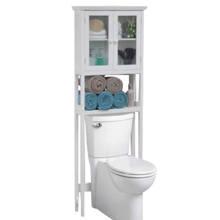 Classic Over The Toilet Storage Rack White Crazy Sales