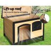 i.Pet Dog Kennel Extra Large Wooden Outdoor Indoor Puppy Pet House Cabin Crate Weatherproof