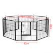 i.Pet 32" 8 Panel Dog Playpen Pet Exercise Cage Enclosure Fence Play Pen