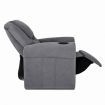 Keezi Kids Recliner Chair Grey Linen Soft Sofa Lounge Couch Children Armchair