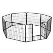 8-Panel Pet Playpen Dog Cat Enclosure with Fabric Cover 120x80CM/ Panel - XXL