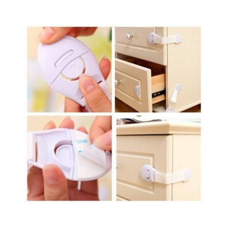 10Pcs Kids Baby Child Pet Proof Door Fridge Cupboard Cabinet Drawer Safety Locks 10Pcs Kids Baby Child Pet Proof Door Fridge Cupboard Cabinet Drawer Safety Locks