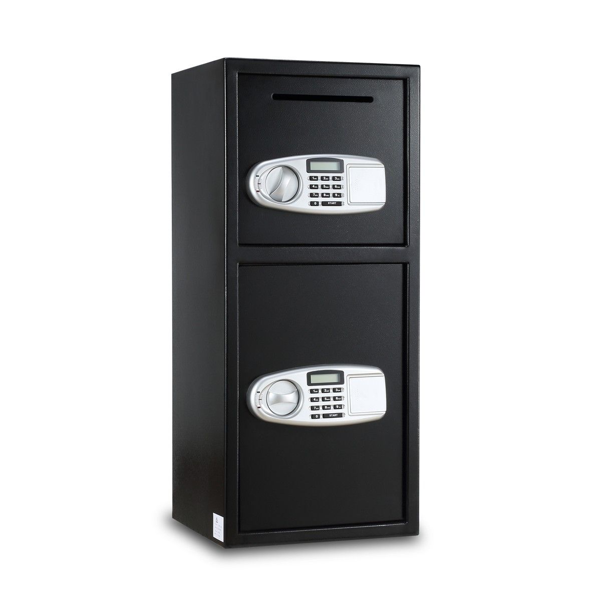 Electronic Double Door Safe Depository Drop Box LCD Crazy Sales