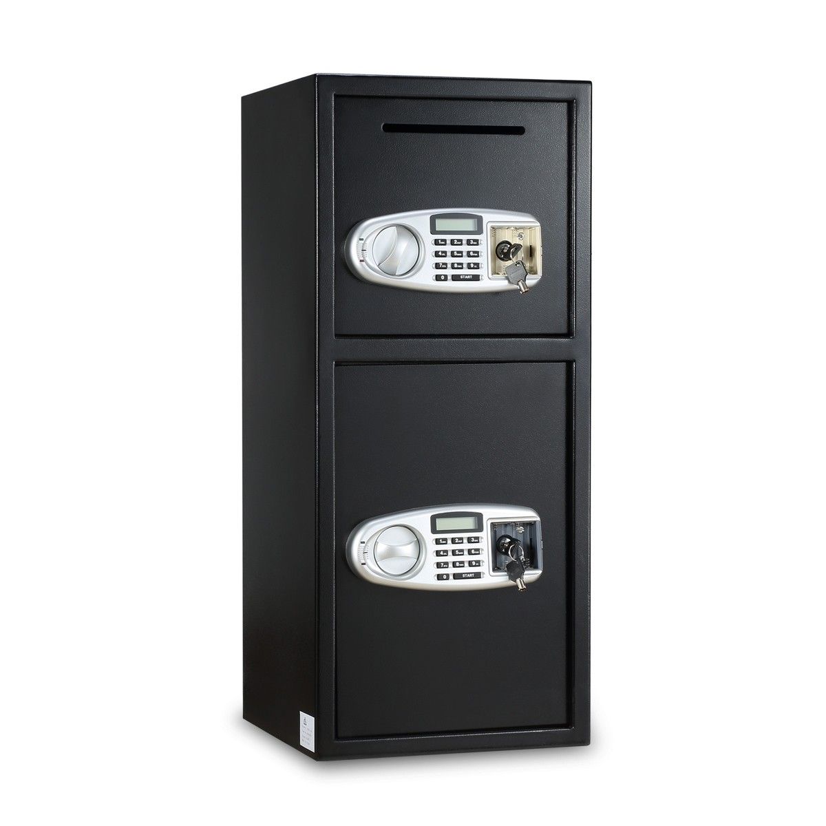 Electronic Double Door Safe Depository Drop Box LCD Crazy Sales