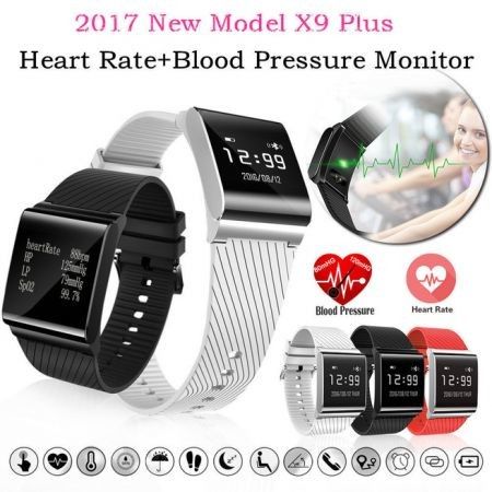 X9 Plus Smart Watch IP67 Waterproof Wristband Heart Rate Blood Oxygen Monitor