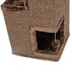 Cat Scratching Tower Barrel Cando Scratcher Post Tunnel Pet Play House Gym Climbing Frame Interactive Ball Toys 4 Levels 101cm Tall