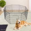 i.Pet 30" 8 Panel Dog Playpen Pet Fence Exercise Cage Enclosure Play Pen