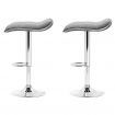 Artiss 2x Bar Stools Linen Padded Gas Lift