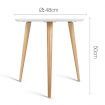 Artiss Coffee Table Round 50CM Callix