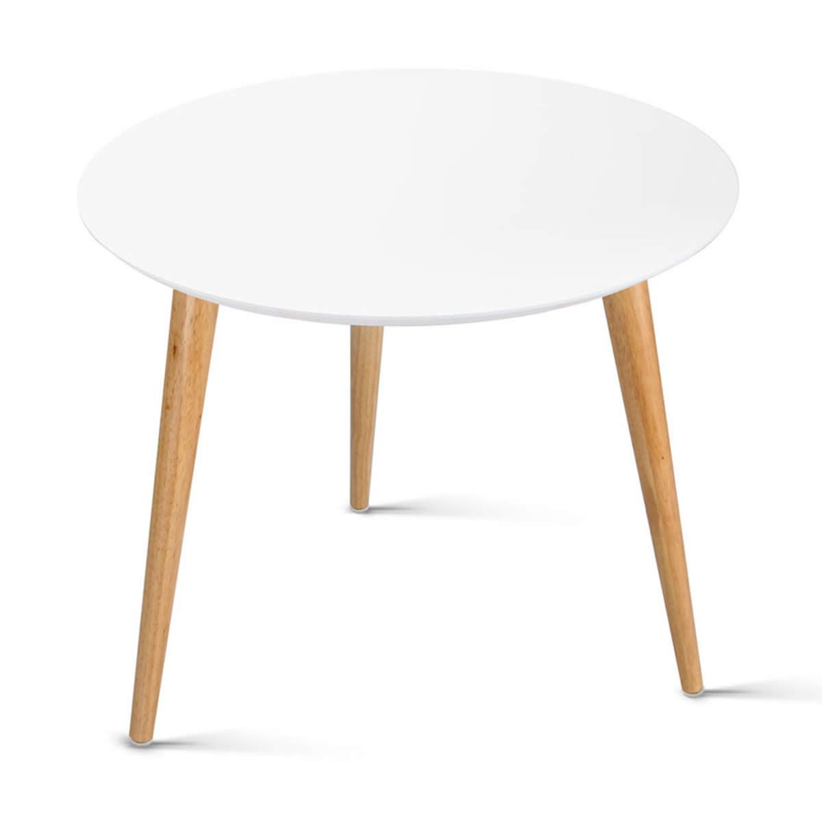 Artiss Coffee Table Round 50CM Callix