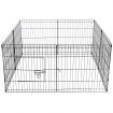 i.Pet 24" 8 Panel Dog Playpen Pet Fence Exercise Cage Enclosure Play Pen