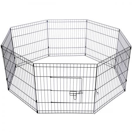 i.Pet Pet Dog Playpen 24" 8 Panel Puppy Exercise Cage Enclosure Fence