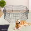 i.Pet 24" 8 Panel Dog Playpen Pet Fence Exercise Cage Enclosure Play Pen