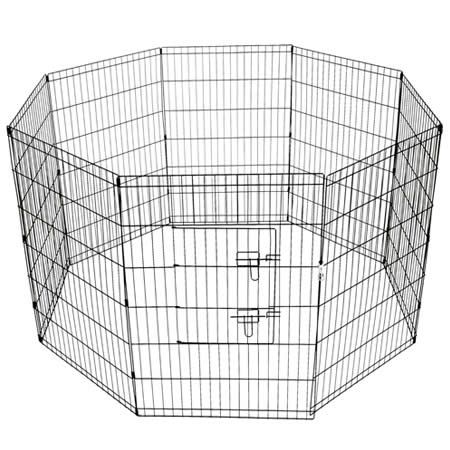 i.Pet 36" 8 Panel Dog Playpen Pet Fence Exercise Cage Enclosure Play Pen