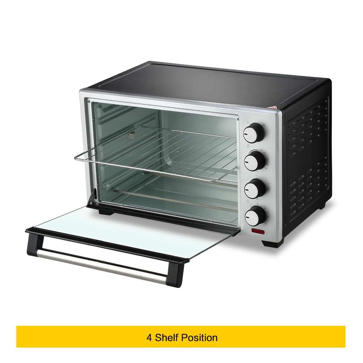 Maxkon 30L Portable Oven Electric Convection Baker Toaster Black