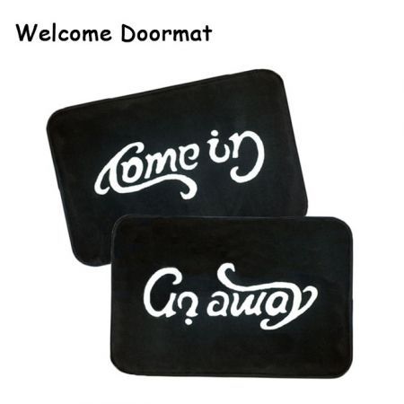 Come in & Go away Design Doormat Anti Slip And Wet Welcome Carpet