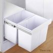 Cefito 2x20L Pull Out Bin - White