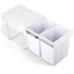 Cefito 2x20L Pull Out Bin - White