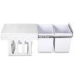 Cefito 2x15L Pull Out Bin - White