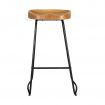 Artiss 2x Bar Stools Tractor Seat 75cm Wooden