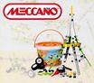 Meccano Construction Bucket Building Pieces - 150 PCS - 15 Models