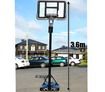 Portable Height Adjustable Basketball Ring With Spring Loaded System