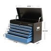 SHOGUN Tool Chest 9-Drawer Rust Resistant Storage Cabinets with Lock - Blue and Black