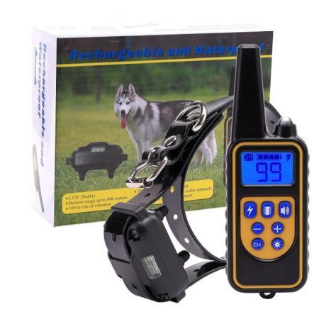 Rechargeable Electronic Dog Training Collar 800 Yards Range Remote