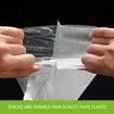 Vacuum Seal Bags 100PCS 20 x 30CM Embossed Pre-cut Food Saver Bags for Vacuum Sealers