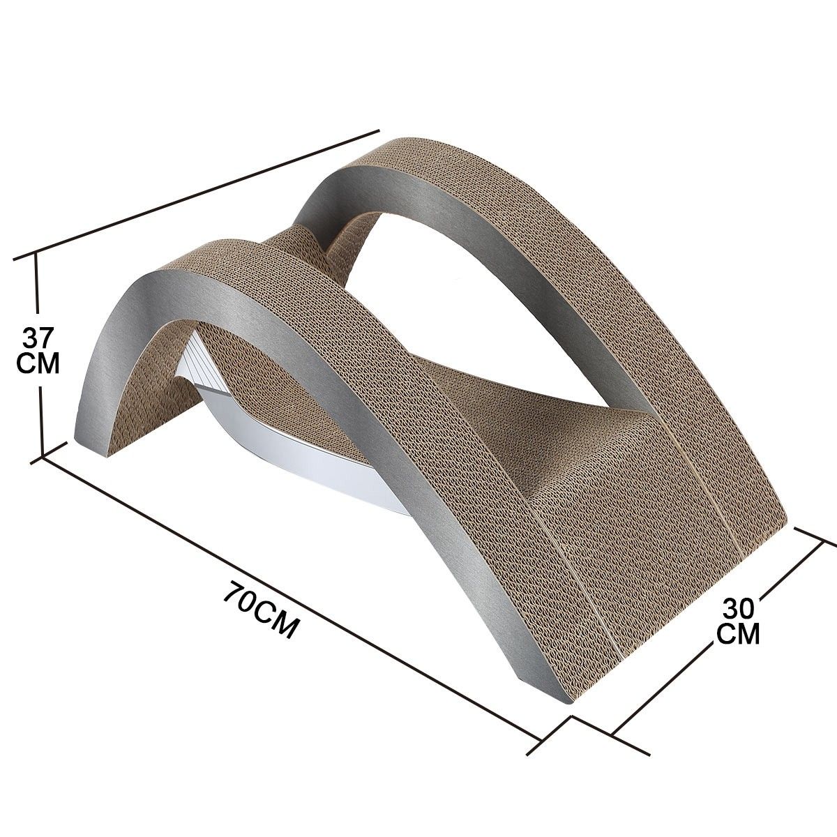 cat scratch post with hammock