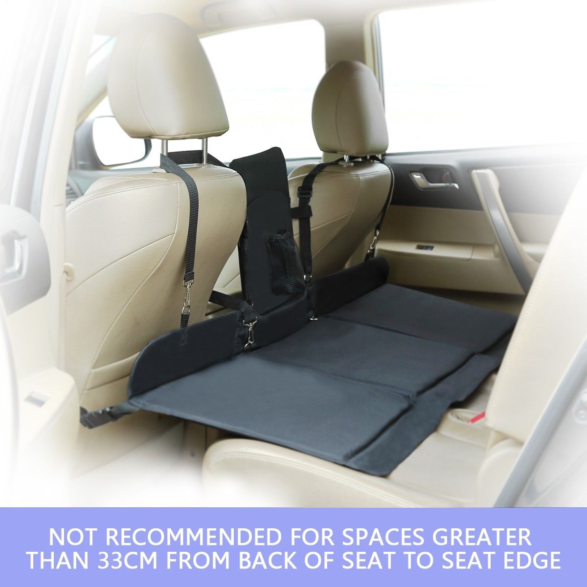 Waterproof Dog Car Bridge Seat Cover Extender Reversible Pet Hammock