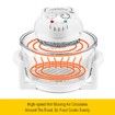 Maxkon 17L Halogen Oven Turbo Convection Cooker Electric Air Fryer White