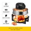 Maxkon 17L Halogen Oven Turbo Convection Cooker Electric Air Fryer Black