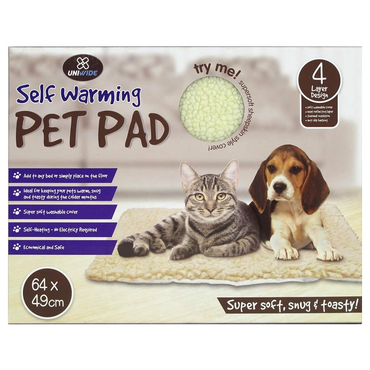 Self Warming Pet Pad