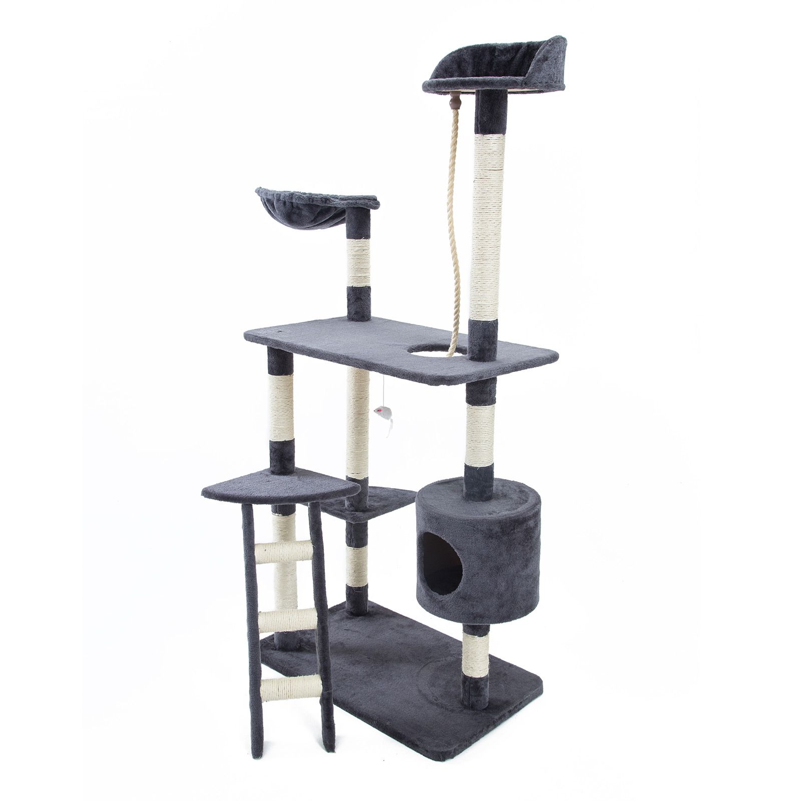 Cat Tree Multi Level Scratcher FUJI 170cm GREY