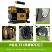 Portable Car Tyre Air Compressor Inflator 300L/MIN 12V GOLD