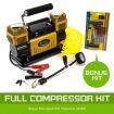 Portable Car Tyre Air Compressor Inflator 300L/MIN 12V GOLD