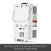 MAXKON 6 in 1 520L/Hr Portable Outdoor Gas Instant Shower Water Heater - White