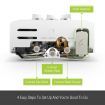 MAXKON 6 in 1 520L/Hr Portable Outdoor Gas Instant Shower Water Heater - White