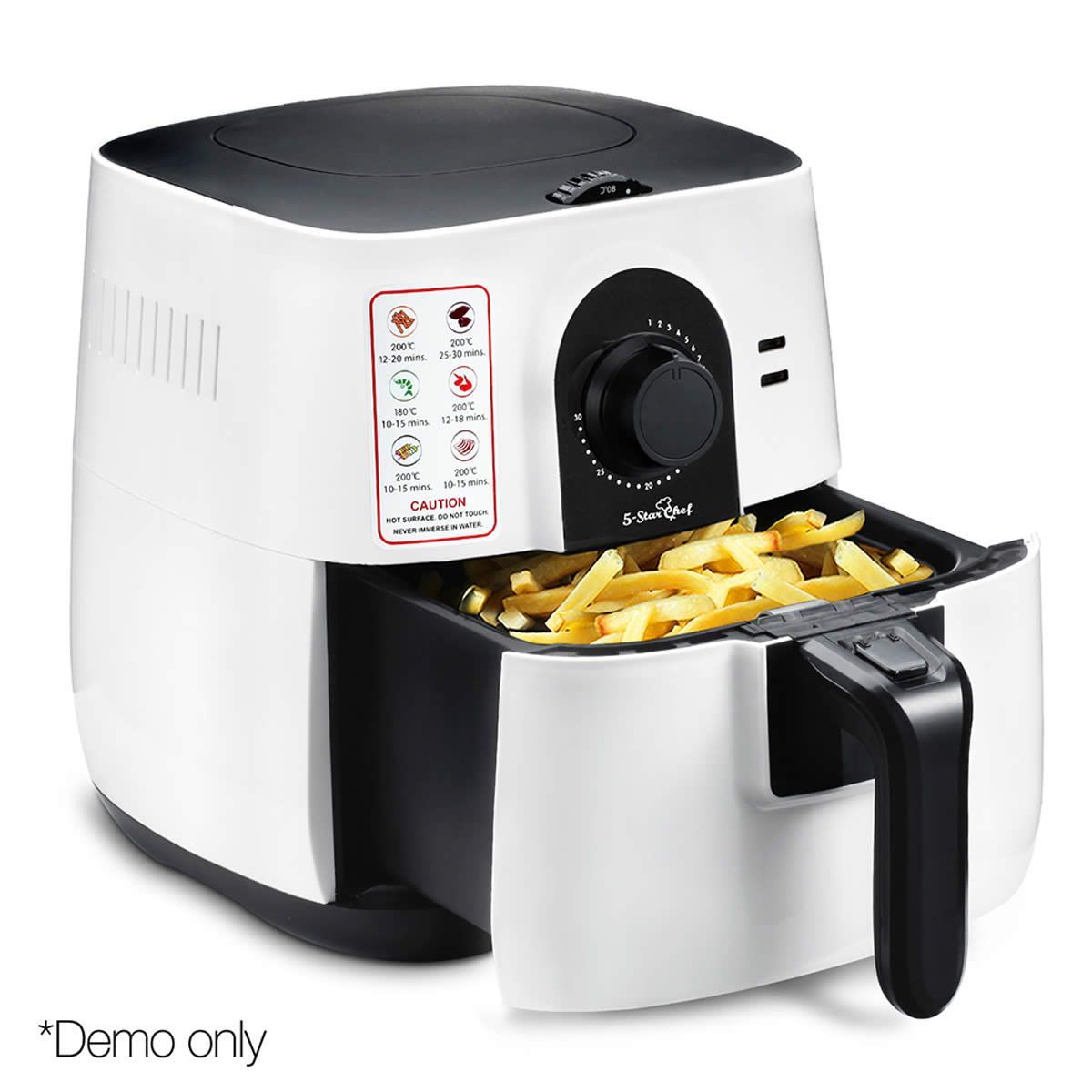 3L 1500W Air Fryer - White