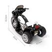 Kids Motorcycle Electric Harley Style Ride on Motorbike with 3 Anti-slip Wheels